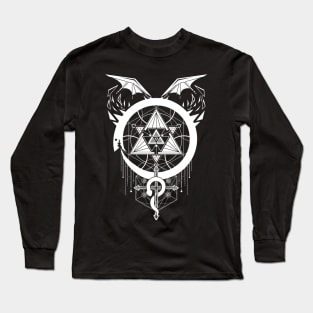 White Snakes of Alchemy Long Sleeve T-Shirt